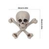 Q1FD Realistic Plastic Skull And Crossbones Skeleton Halloween Decoration For Indoors Outdoor Horror Party Home Decors