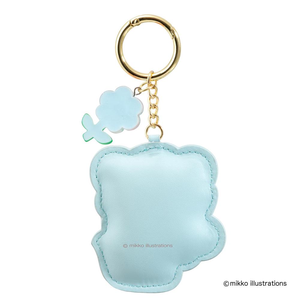 Maruka Mikko Patch Keychain Latte 175470