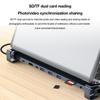 10 in 1 USB-C Docking Station Triple Monitor USB 3.0 5Gbps USB Hub Dock Multiport RJ45 Gigabit Ethernet 3.5mm AUX for Macbook PC