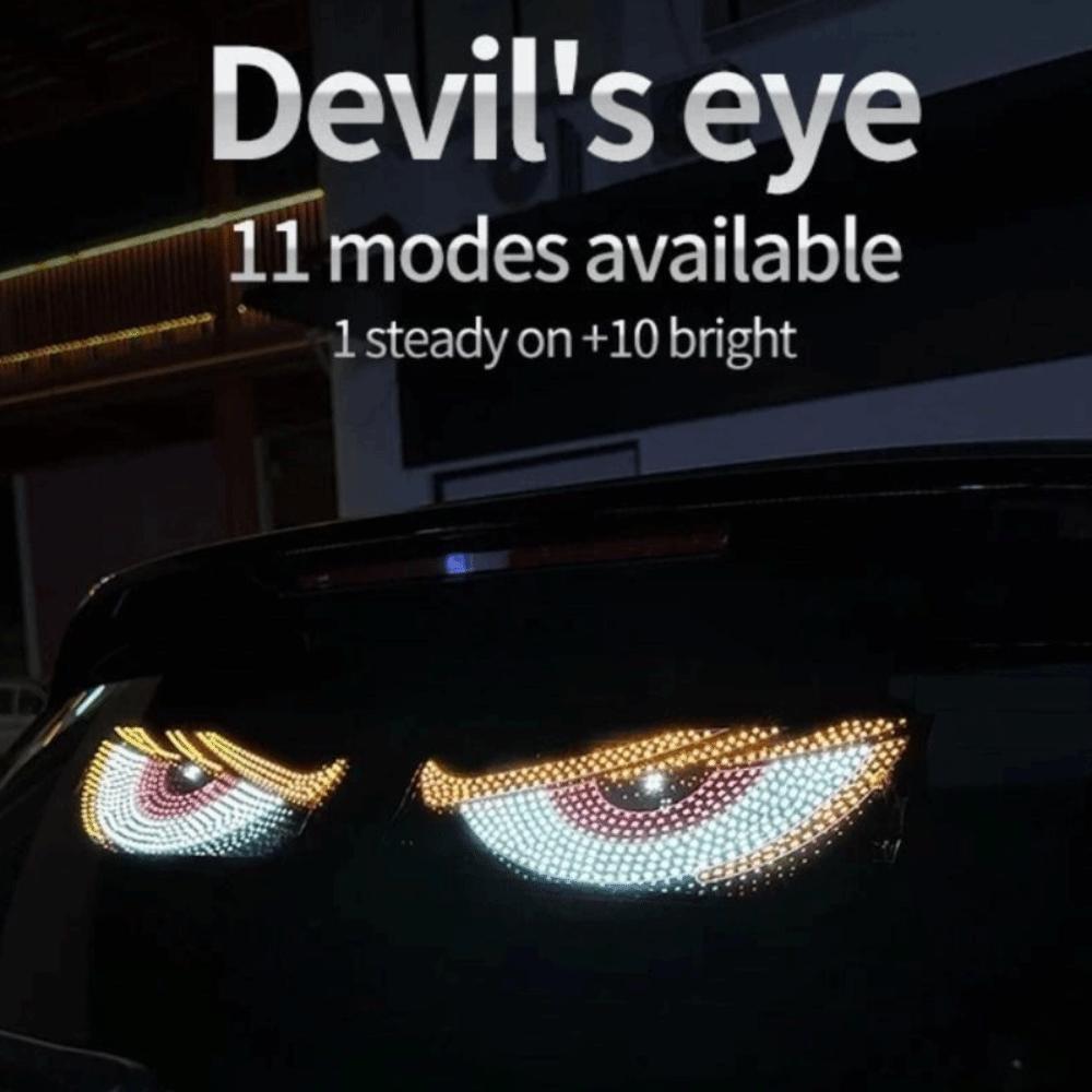 LED Display Devil Eyes Light Matrix Pixel Panel Truck Devil's Eye Light Front and Rear Windshield