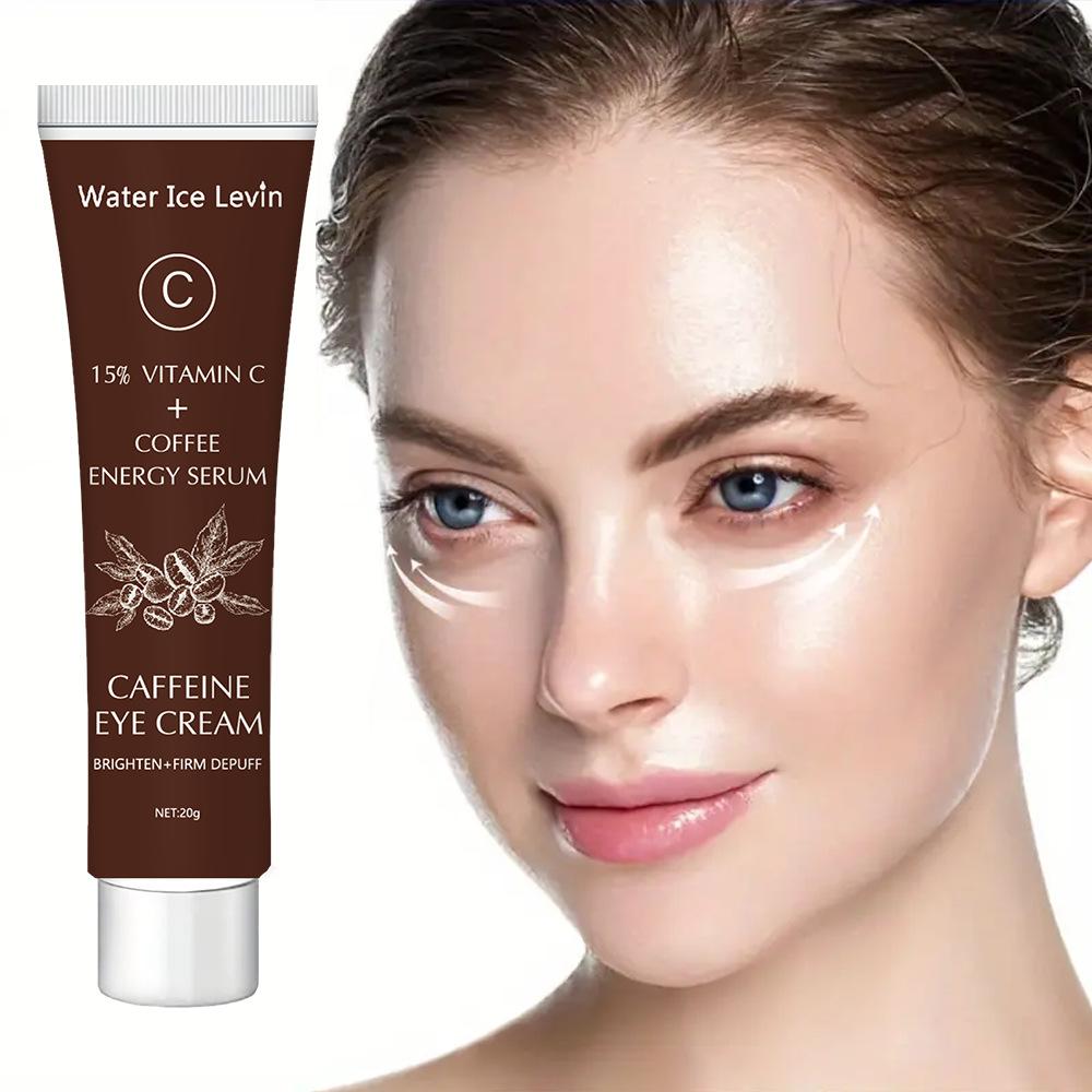 Caffeine + Vitamin C Eye Cream Stick with Botanical Extracts Gently Nourishes Improves Fine Lines Relieves Eye Bags Dark Circles Enhances Elasticity