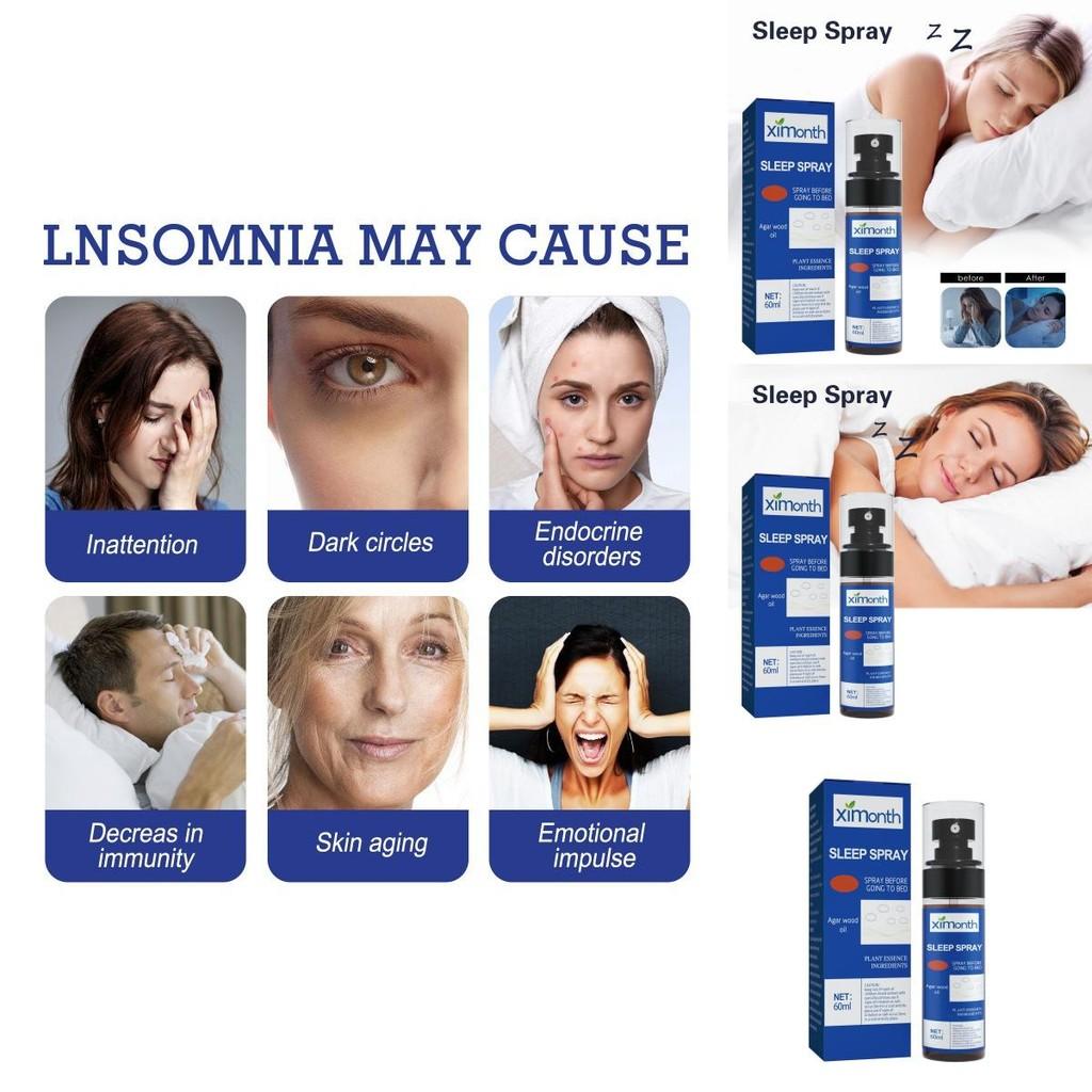 Ximonth Sleep Spray Relaxing Aromatherapy Mist For Stress Relief And Peaceful Sleep