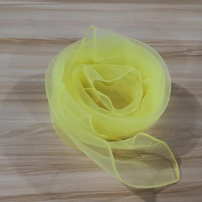 10pcs 70x70cm Candy Colors Sheer Transparent Organza Chiffon Scarf Girls Women Dance Performance Square Neck Scarf
