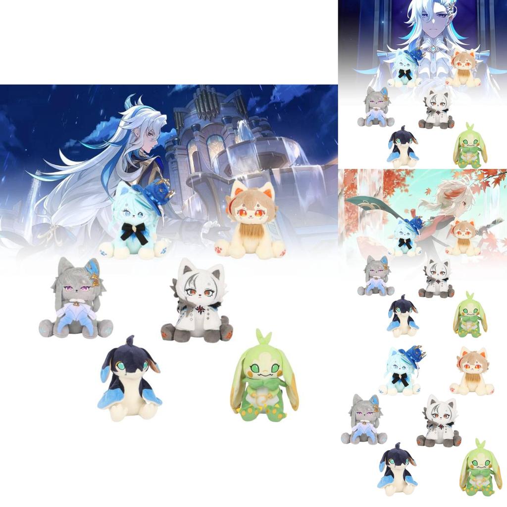 Adorable Genshin Impact Cat Plush Toy Soft And Cozy Anime Dragon Figurine