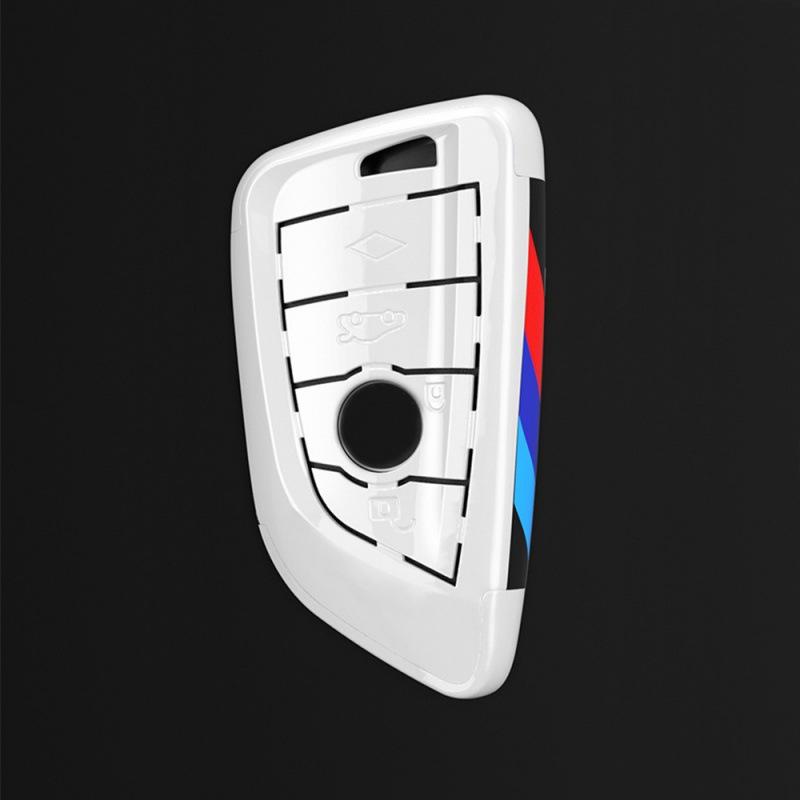 Applicable To BMW 3 Series 5 Series Blade Key Set 1 Series 2 Series Sports Shell X5X3X6X1 Carbon Fiber Pattern All-inclusive Coating Buckle