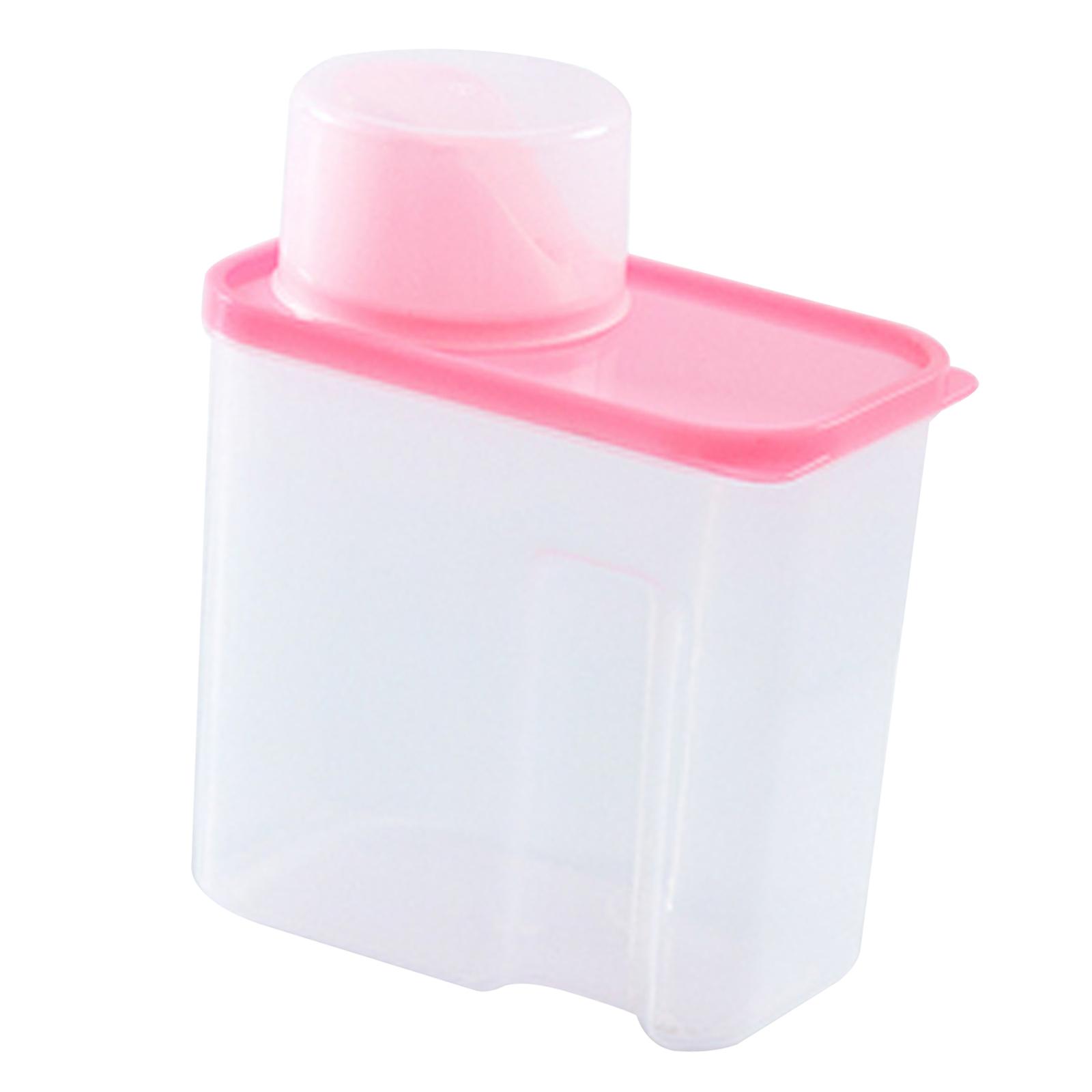 Washing Powder Storage Box Small Storage Bin Multifunctional Containers Laundry Powder Storage Box for Cupboard Kitchen Closet