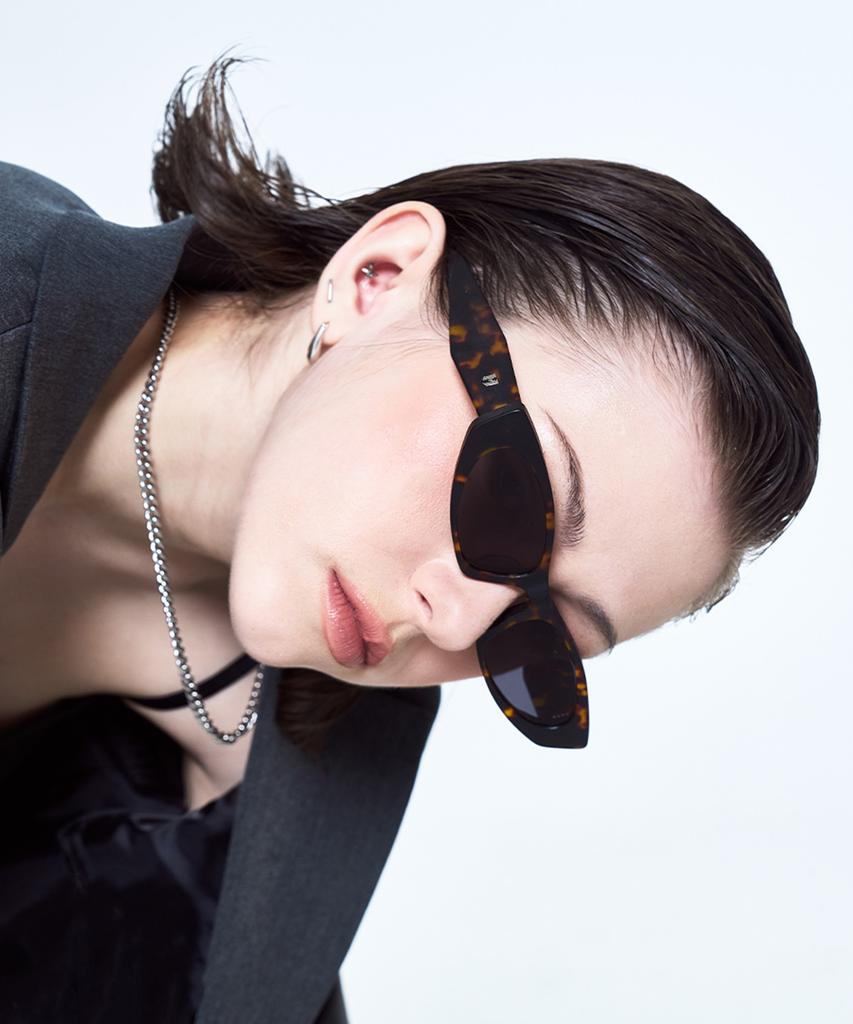 Maeteupeojeu Cy-128 Acetate Sunglass Leopard