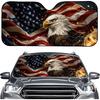 Talayituse Funny Family Dogs Print Windshield Sunshade for Car SUV Truck Foldable Uv Ray Reflector Front Window Sun Shade Visor Shield Cover