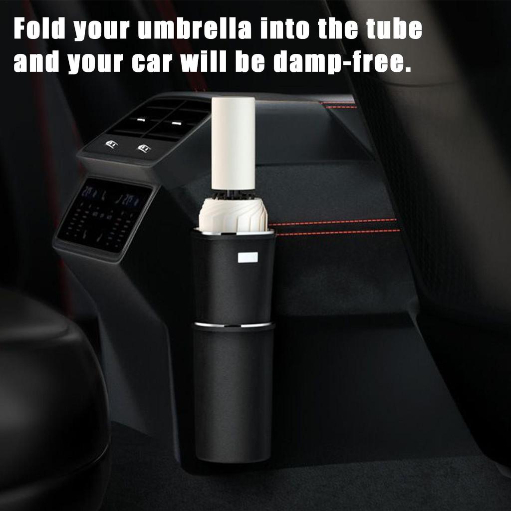 Trash Bin For Car Multipurpose Car Organizer Bin Umbrella Holder Multi-Functional Automotive Trash Organizer For Sedan