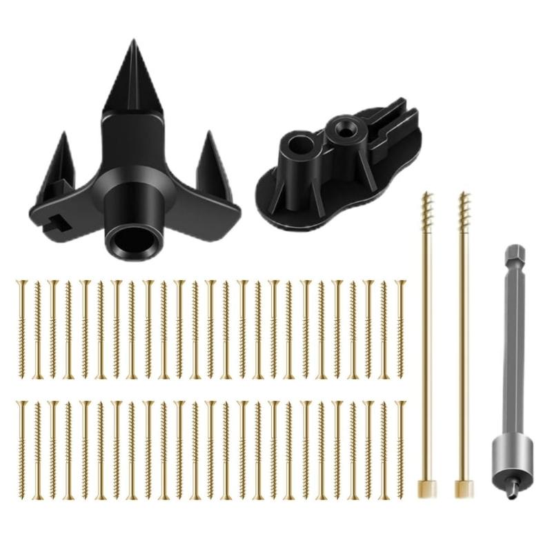 

Easy To Use Floor Squeak Repair Set Floor Repair System Comprehensive Floor Fixing set fitting for Carpet & Hardwood