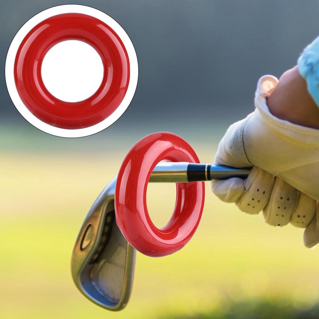 1Pcs Golf Swing Weight Aggravating Counterweight Ring Golf Training Tool(red)