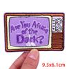 Jackets Embroidered Patches Diy Flame Bat /Horror Punk Patch Iron On Patches For Clothing Thermoadhesive Patches On Clothes Diy 