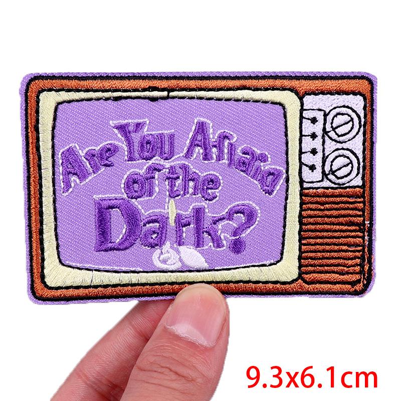 Jackets Embroidered Patches Diy Flame Bat /Horror Punk Patch Iron On Patches For Clothing Thermoadhesive Patches On Clothes Diy 