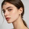 Cool Skull Earrings for Daily Wear 2Pcs Skeleton Women, Gothic Alloy Drop Earrings, Hypoallergenic Punk Edgy Statement Jewelry Women Dangle Halloween