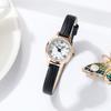 Retro Compact Student Watch Niche High-End Small Disc Belt Watch Waterproof Quartz Women'S Watch