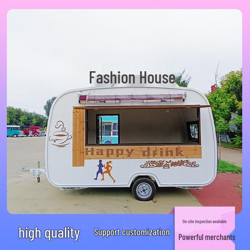 Mobile Towable Snack & Breakfast Vending Cart