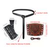 Medieval Knight Combat Sword Set Sword Seat Handsome Belt Tiger Head Straight Wristband Riding Wristband Dress Suit