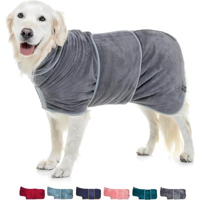 Pet Bathrobe Casual Thickened Dog Bath Towel Dog Bathrobe Pet Wash Quick Drying Quick Drying