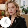 Stylish Brooch Multifunctional Accessory Flying Horse Badge Animal Brooch Perfect for Fashion Enthusiasts Present
