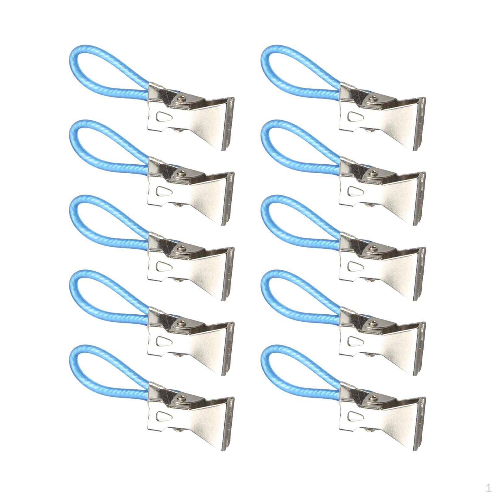 

10 Підвісних Кліпс для Кухонних Рушників, Вішалки для Ганчірок, Кухня та Ванна Кімната синій