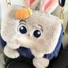 Kawaii Zootopia 2 Judy Nick Plüschrucksack Niedliche Zweiseitige Serie Anime-Tasche Plüschtasche Geburtstagsgeschenke