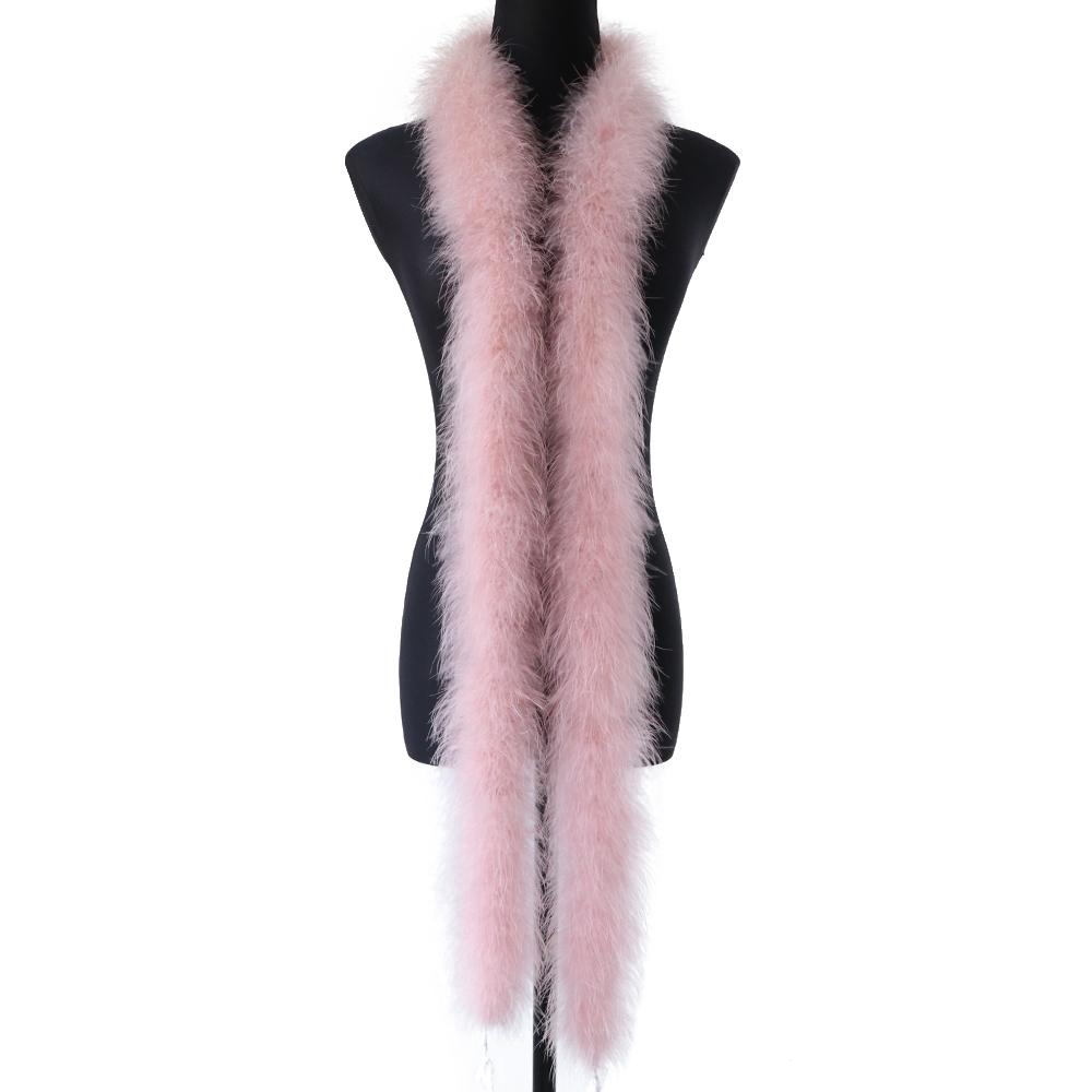 DIY Flauschige 22G Marabou Federboa 2 Meter für Schmuck Basteln Hochzeitsfeier Kleid Dekoration Bühnenrequisiten Truthahnfeder Schal
