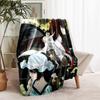 Steins;Gate printed throw blanket—lightweight,soft,warm;versatile blanket all seasons—perfect air-conditioning throw,nap blanket