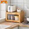 Bamboo Kitchen Countertop Storage Shelf