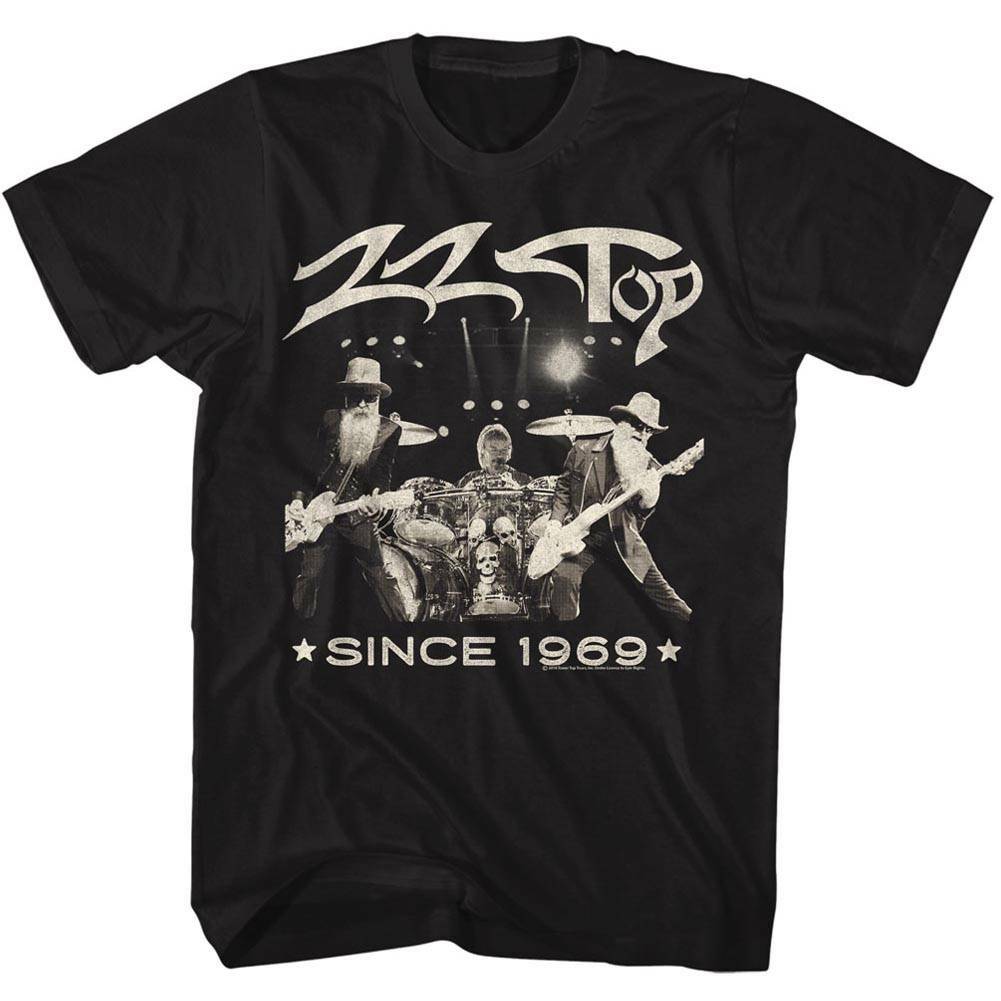 Zz Topince 1969 Black Adult T-Shirt XXL