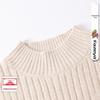 Women's Korean-Style Loose Knit Mid-Length Sweater with Pockets