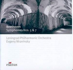 

CD BEETHOVEN - Symphonies No. 5 and No. 7: Mravins 0927467192 Warner Classics 2002 Europe Classical Used