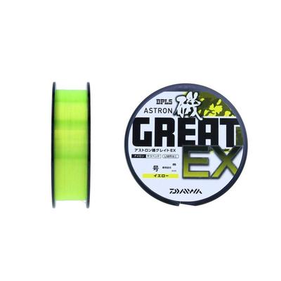 Daiwa Astron Iso Great EX Nailono valas, 2.25, 150m, Geltonas