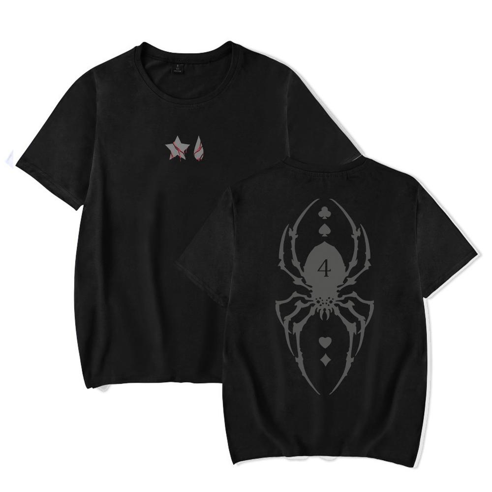 Japanese Anime Hunter X Hunter Print T-shirt Men Washed TShirt Hip Hop Streetwear TShirt Summer Harajuku Acid Cotton Tee Unisex