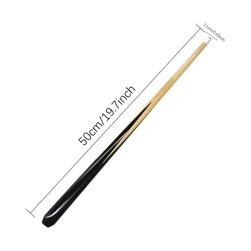 Billiard Cue 20 Inch Wood Pool Stick Cue for Children Hand-polished Tight Spaces Pool Stick Classic Billiards Stick