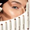 Feuchtigkeitsspendender Seidiger Dreidimensionaler Konturstift Natürlich Matt Zweifarbiger Gesichts-Highlighter Aufheller Nasenschatten Make-up Concealer