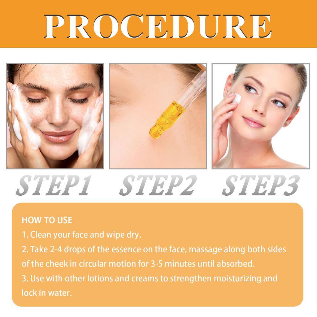 Vitamin C Essence Fades Fine-lines Moisturizing Skin Brightening and Moisturizing Firming Essence