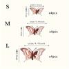 12 Pieces 3D Geometric Butterfly Wall Stickers - Modern Design, Self Adhesive, Reusable, Great for Home Decor, Party Backdrops, Bathroom Walls, Etc.