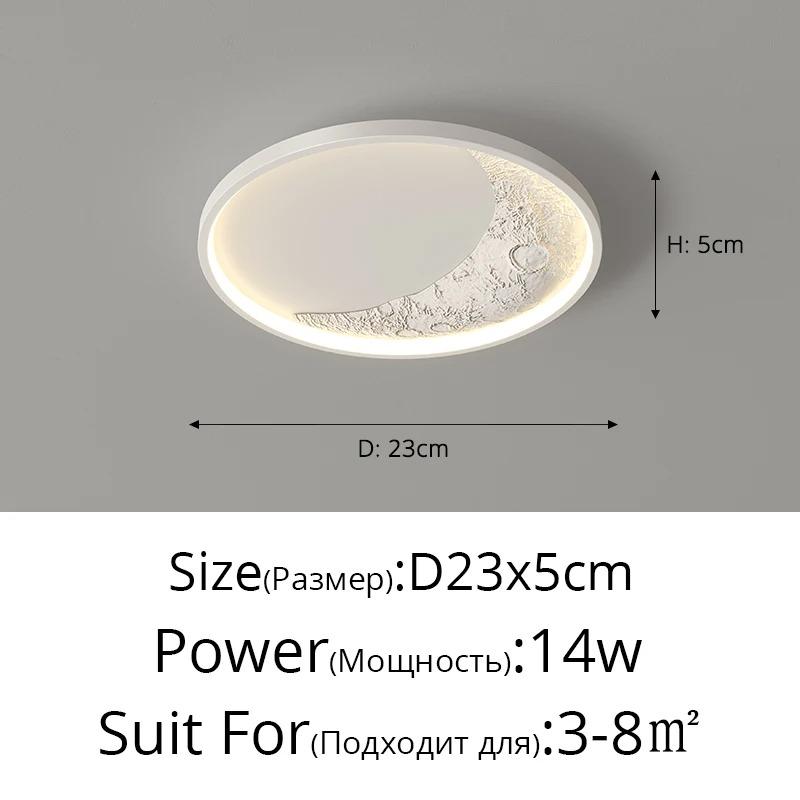 2025 New Round LED Ceiling Light for Children Creative Home Moon Astronaut Light Dreamy Bedroom Girl Kewei Princess Light
