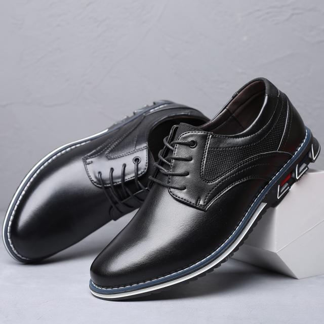 

Big Size Casual Men Shoes Business Brand Trend Fashion Men Casual Shoes Black Brown Breathable Casual Shoes Men 11.5