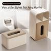PU Leather Tissue Box Luxury Tissue Box Cover Household Tissue Storage Box  Hotel Living Room