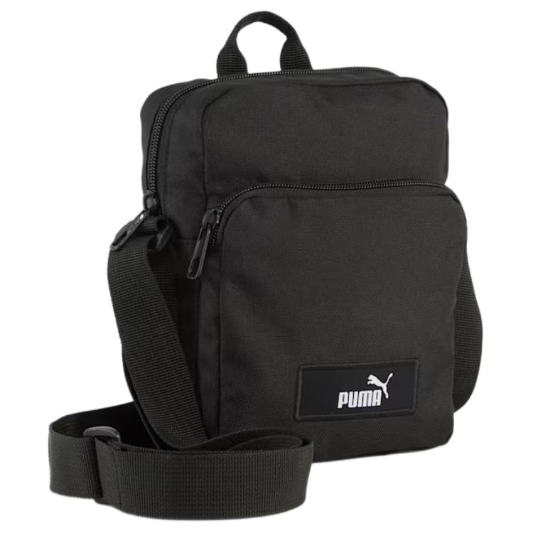 Puma Academy Sports Versatile Daily Polyester Shoulder Tote Bag Regular Couple Style Black Unisex bags 091488-01 Black