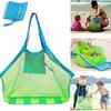 Large Mesh Beach Bag Polyester Breathable Foldable Toy Mesh Bag For Outdoor Travel Swimming Fitness Single Shoulder Handbag