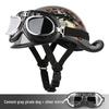 G3F Retro Japanischer Aufgebogener Heckhelm: Herren- & Damen-Cruiser-Helm für Radfahrer