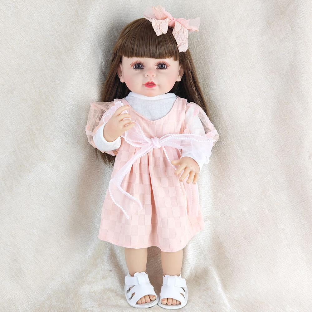 

Реалистичная кукла реборн из мягкого силикона во весь рост - Водостойкая и безопасная для детей Full Set (Doll + Clothes)