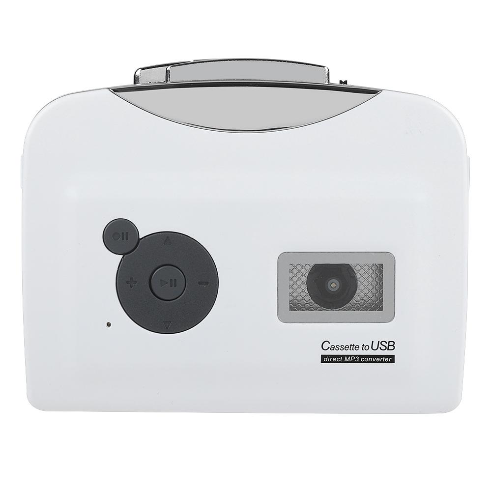 Portable Cassette Tape To MP3 Converter USB Flash Drive Capture Audio Music Player