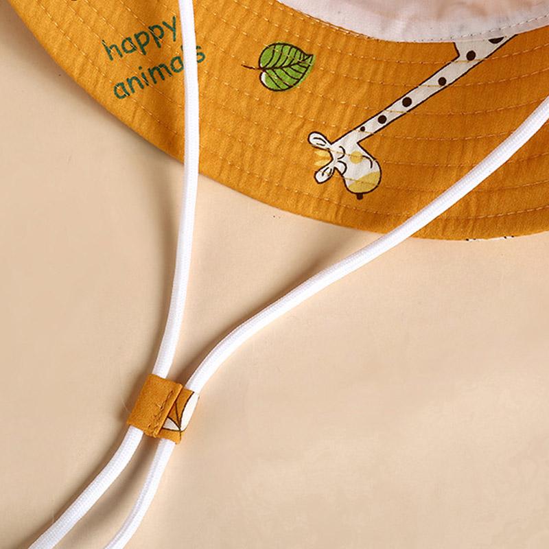 Cartoon Tier Baby Fischerhut Niedlicher Dinosaurier-Print Fischerhut für Junge Mädchen Sommer Verstellbar Breite Krempe Kinder Panama Sonnenhüte