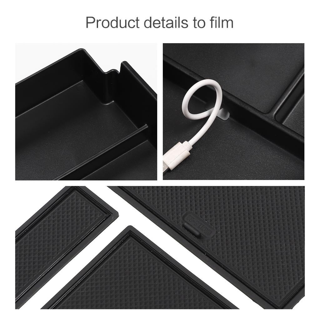 For Nissan Pathfinder Car Armrest Storage Box Center Console Organizer Tray Tidying Interior Accessories