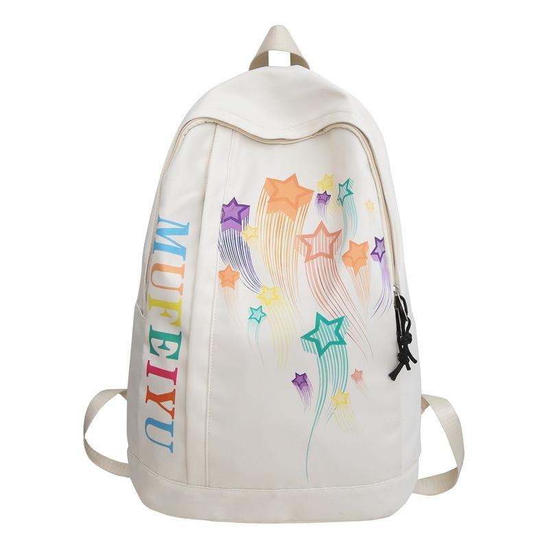 

Новый школьный рюкзак Star для девочек-подростков, устойчивый к пятнам, водонепроницаемый, легкий, повседневный рюкзак