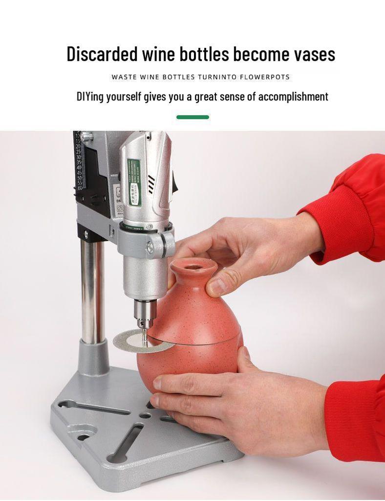 Multifunctional Electric Drill Stand: Converts Hand Drill To Micro Bench Drill for Precise Small Drilling Tasks