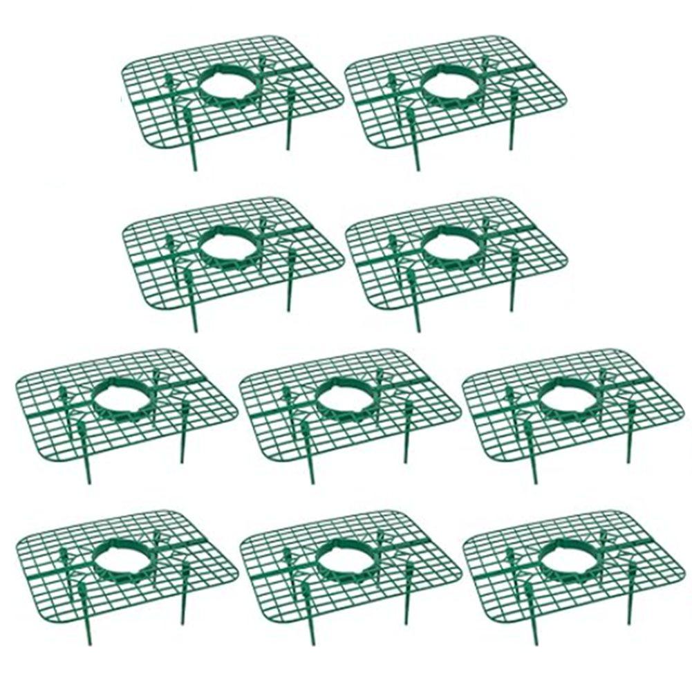 10/1Pcs Strawberry Rack Reusable Plant Support Strawberry Growing Racks Holder Plastic Support Frames Come With Legs And Bracket